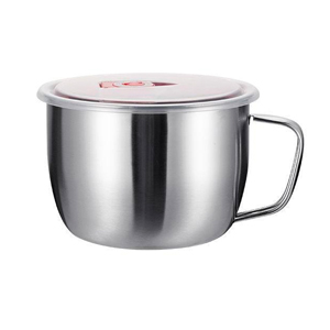 40219 Stainless steel bowl with lid and handle ,  1500ml